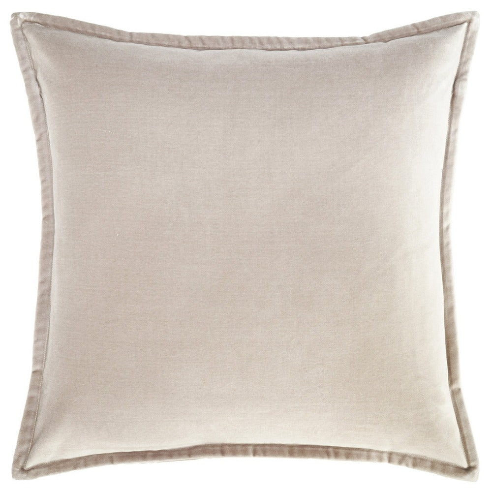 Beige velvet hot sale pillow