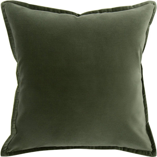 Alessandra Sage - Forest Green Velvet Sofa Cushions | Knot Home