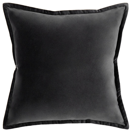 Alessandra Steele - Black Velvet Sofa Cushions | Knot Home