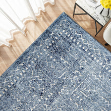 Renzo Ashton Transitional Blue Grey Carpet