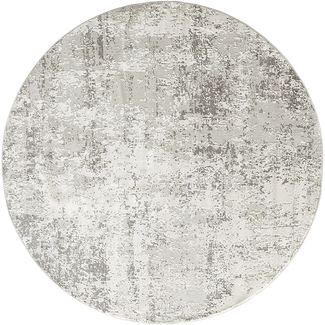 Jay Ashton - Buy Abstract Grey Distressed Round Crapet
 | Knot Home