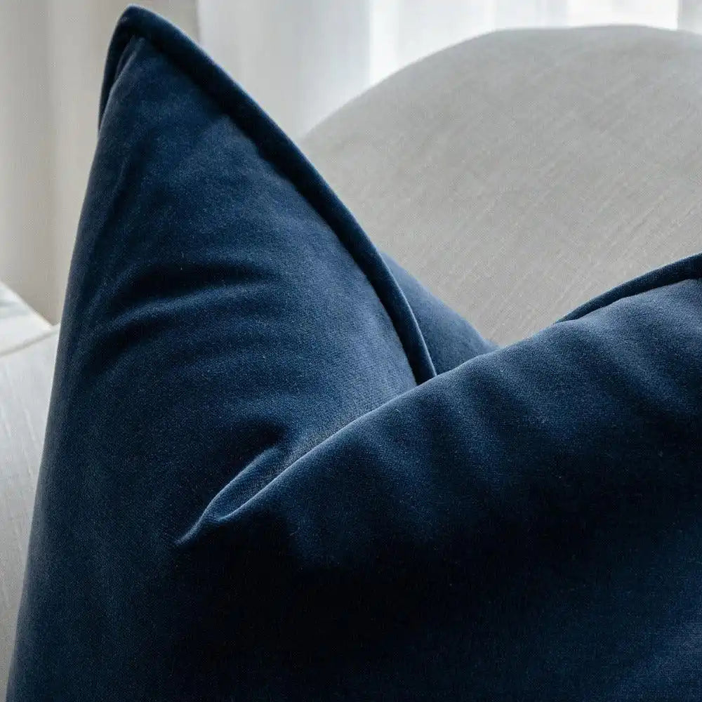 Alessandra Canova - Blue Velvet Cushion Online | Knot Home