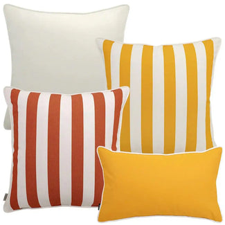 Aarush Bundle (4 pcs) - Citrus Breeze Outdoor Cushion Set | Knot Home