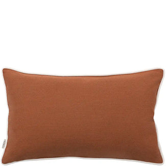 Aelia Clay Ii Smooth Frame Rust Lumbar Cushion | Outdoor Cushion | Product Image 1