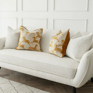 Alona Bundle - Abstract & Horse Embroidered Cushions | Knot Home