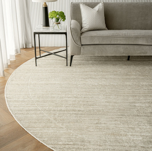 Beatrice Dune- Round Surface Carpet | Knot Home