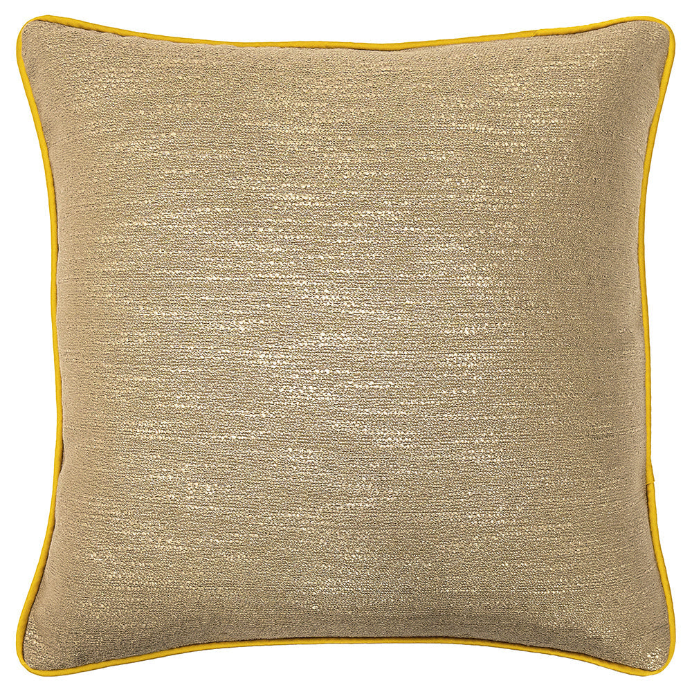 Gold metallic throw sales pillows