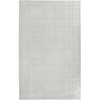 Corvin Sandy - Rectangular Grid Patterned Carpet for Living Room | Knot Home
