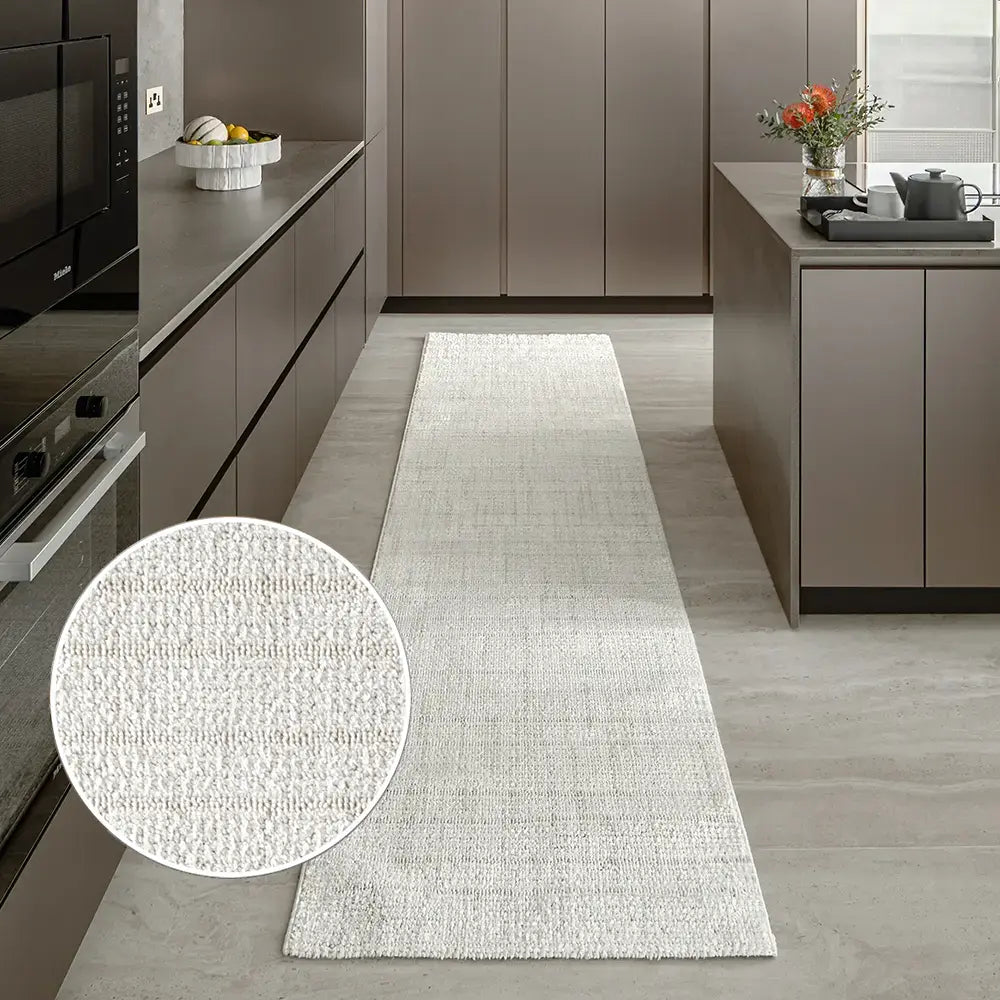 Henry Bianca Ivory Pearl Tones Subtle Texture Carpet | Power Loomed Carpet | Product Image 11