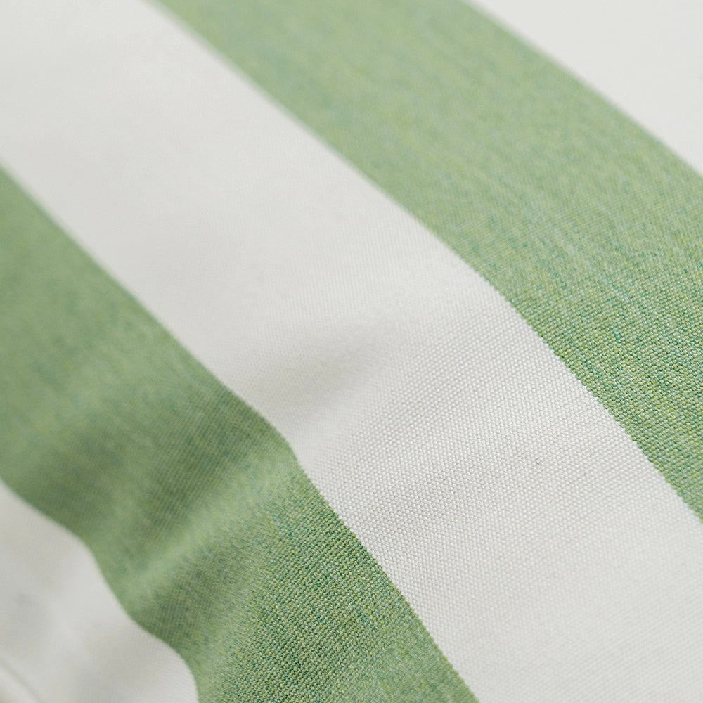 Aelia Pistachio Wide Stripe Cushion Forest Green | Outdoor Cushion | Product Image 8