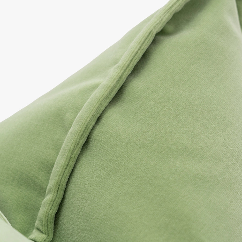 Alessandra Pistachio Plain Velvet Cushion | Single Cushion | Product Image 8