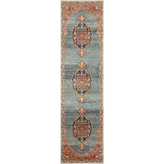 Frank Tiger Runners Traditional Medallion Patterned Carpet | Power Loomed Carpet | Product Image 5