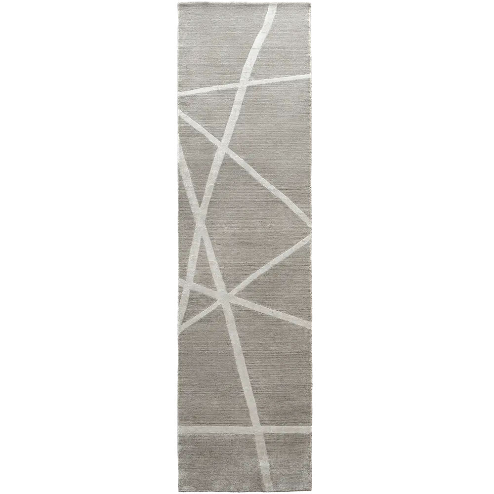 Luna Sky - Buy Ice Blue Mesh Pattern Modern Carpet Online | Knot Home