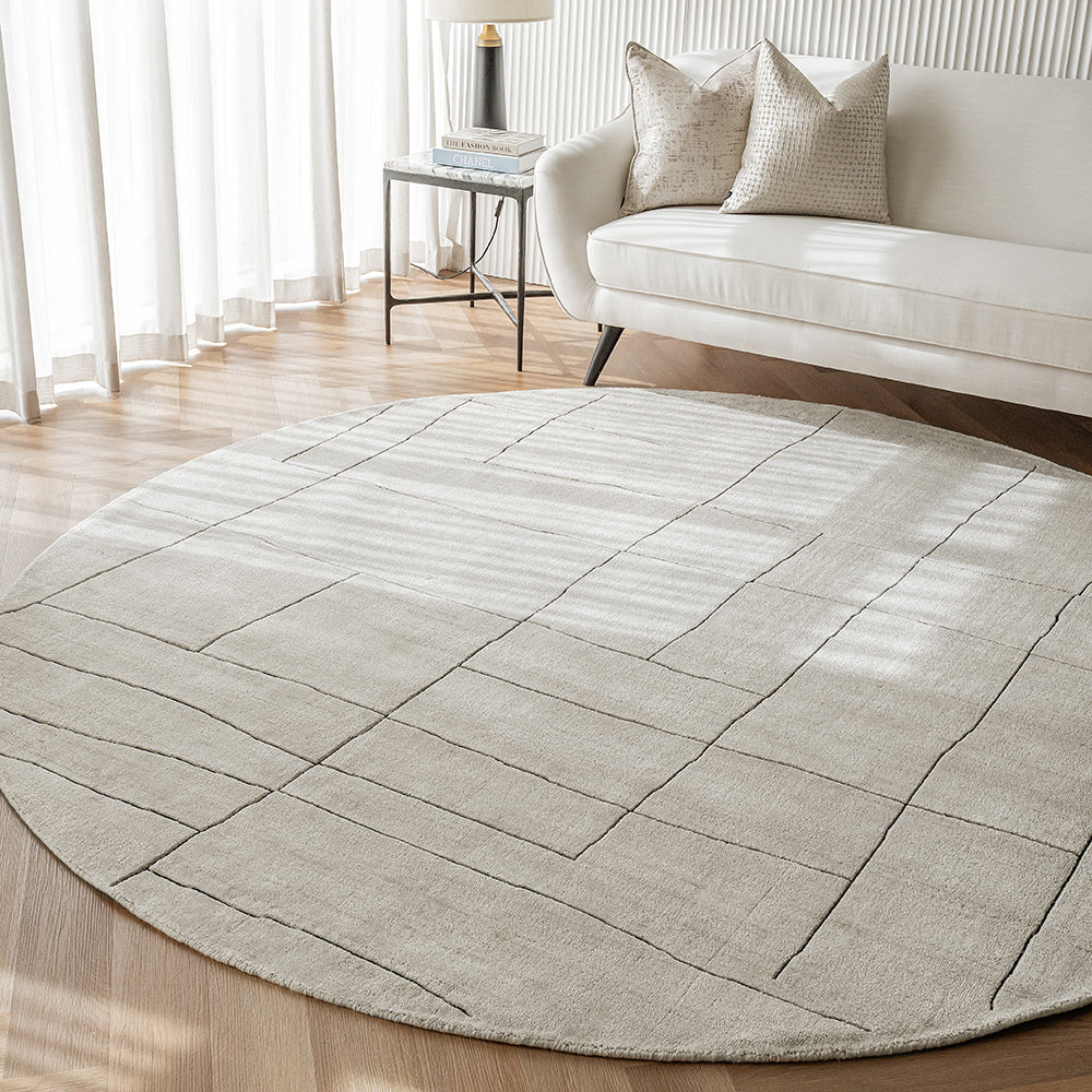 Emme Bianca - Irregular Line-Drawn Patterned Carpet | Knot Home
