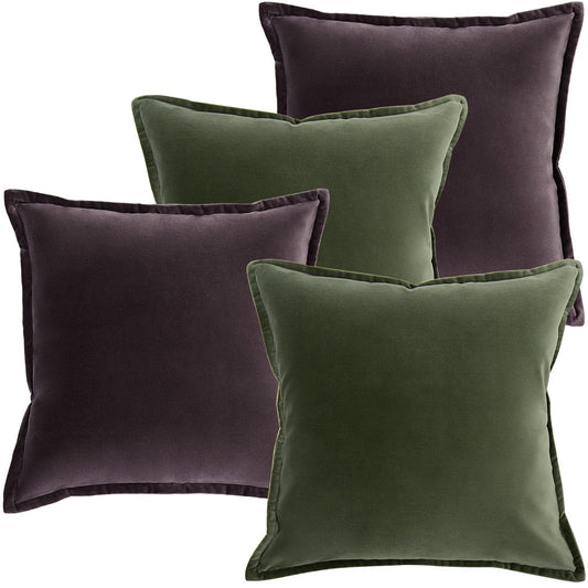 Fiala Velvet - Fabric Flange Cushion Bundle | Knot Home