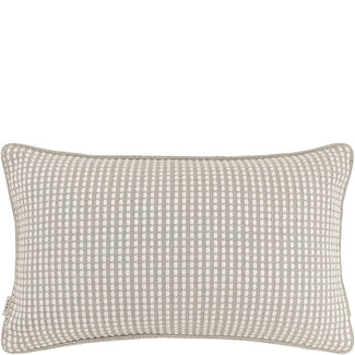 Shea Laurent Ii Textured Grid Patterned Cushion | Single Cushion | Product Image 1