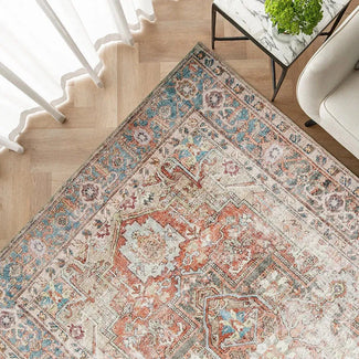 Vince Rouge - Buy Multicolor Traditional Carpet Rug Online | Knot Home