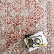 Alexander Rosso Red Distressed Area Carpet