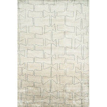Caleb Ebony Pearl And Grey Line Pattern Carpet