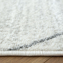 Conrad Bianca Line Pattern White Carpet