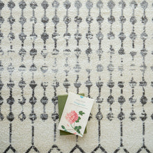 Conrad Ebony White And Grey Folk Design Carpet
