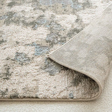 Cooper Sky Blue Grey Abstract Textured Carpet