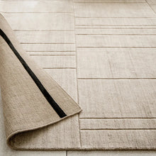 Elliot Sandy Beige Geometric Carpet