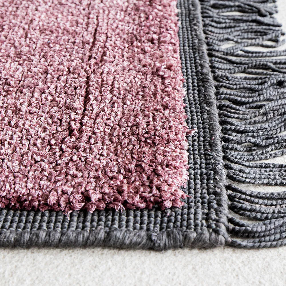 Elyse Rosso Pink Low Pile Carpet