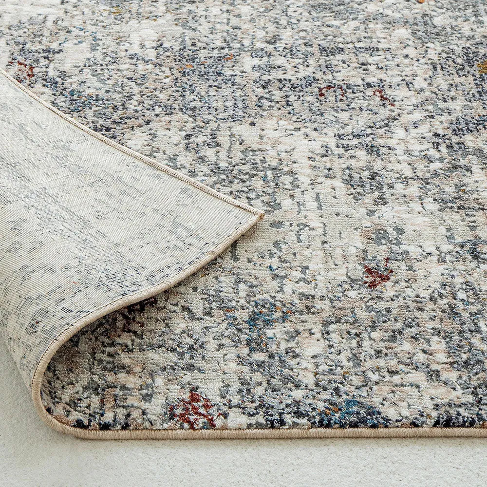 Ethan Ashton Rustic And Distressed Grey Carpet