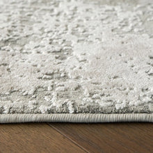 Jay Ashton Abstract Grey Distressed Carpet
