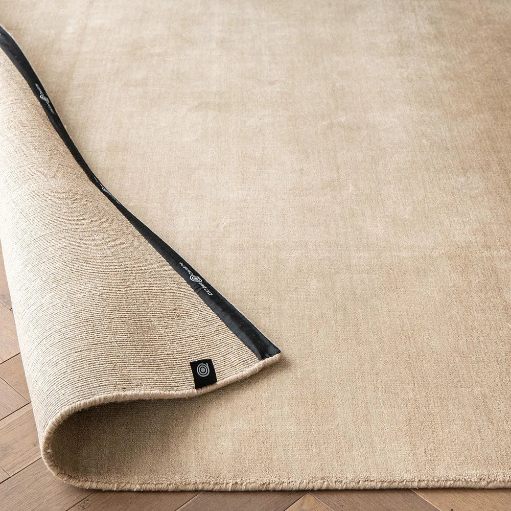 Oscar Sandy Solid Beige Carpet