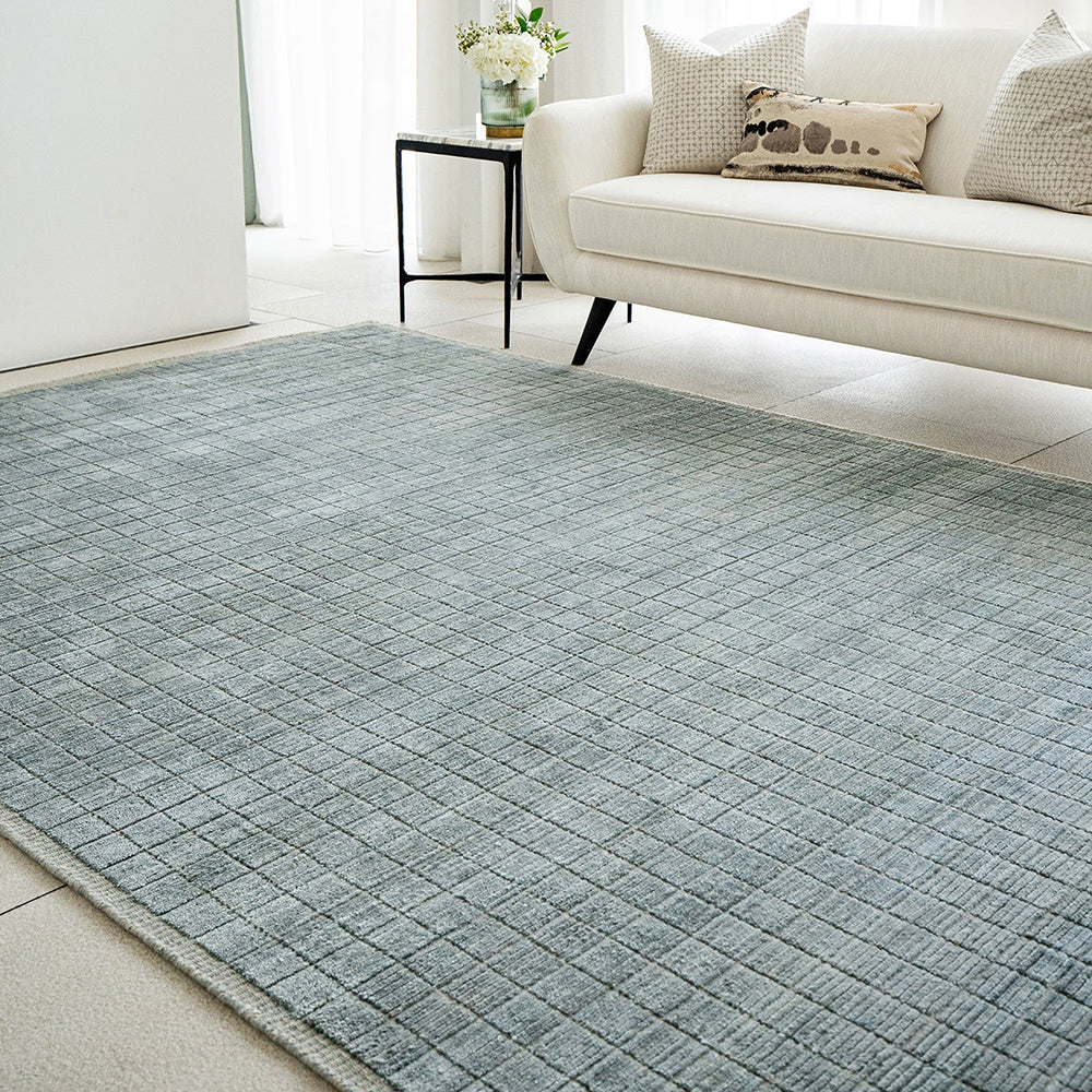 Taylor Sky Blue And Grey Carpet
