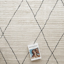 Zen Ebony Geometric Ivory Carpet