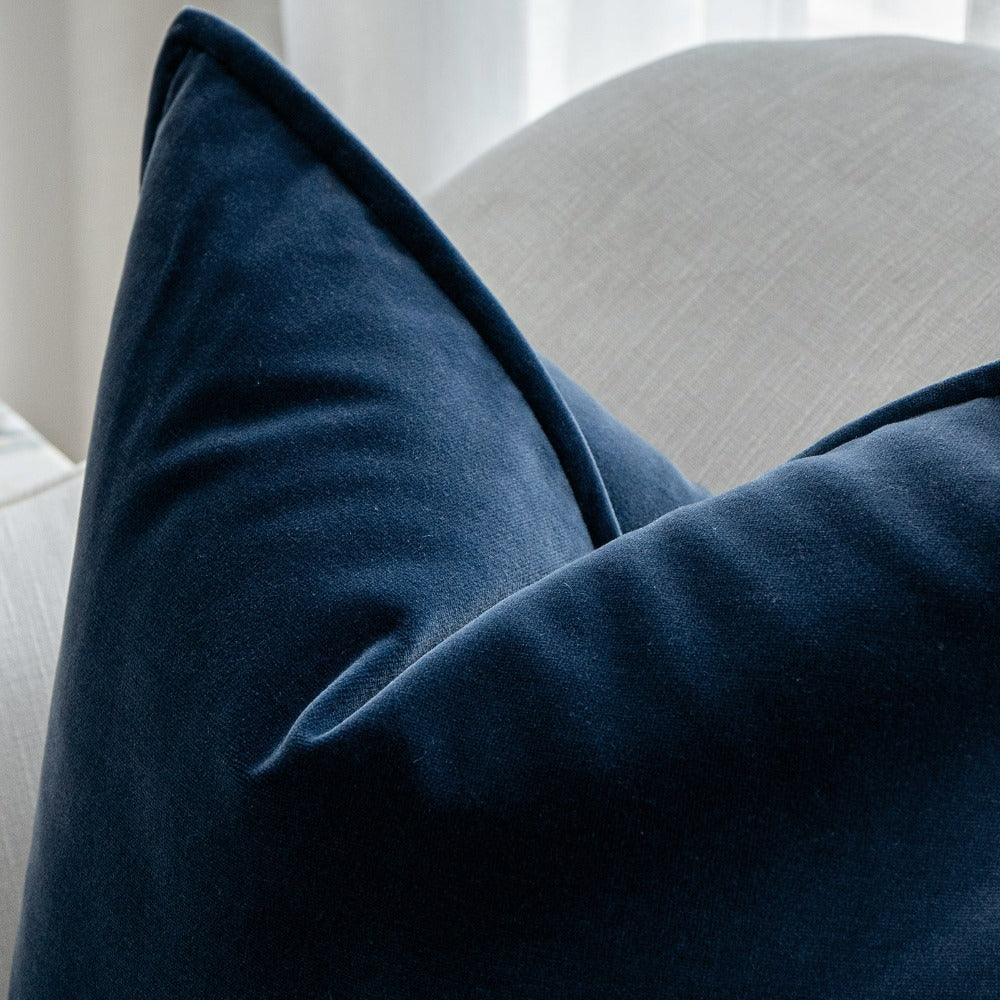 Francisco Cushion Bundle - Blue Velvet Cushion | Knot Home