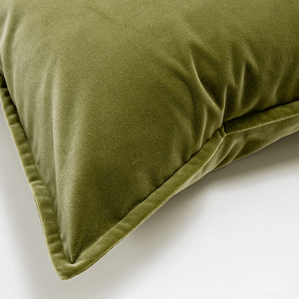 Miles Cushion Bundle - Green Velvet Cushion Online | Knot Home