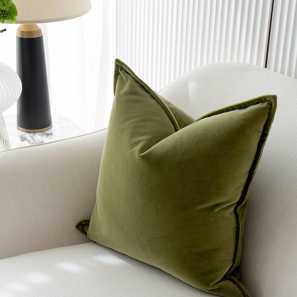 Maribel Cushion Bundle - Green Velvet Cushion | Knot Home