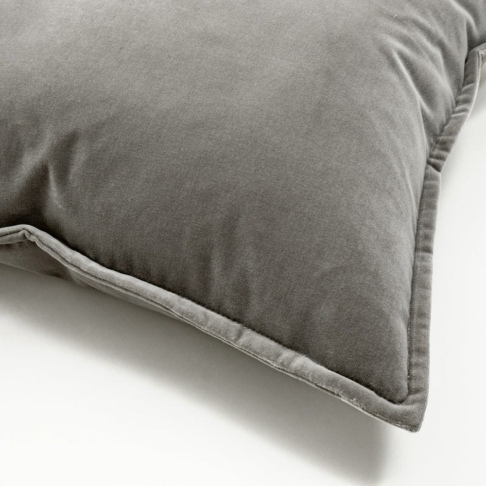 Kiana Cushion Bundle - Sofa Cushions In Grey Velvet | Knot Home