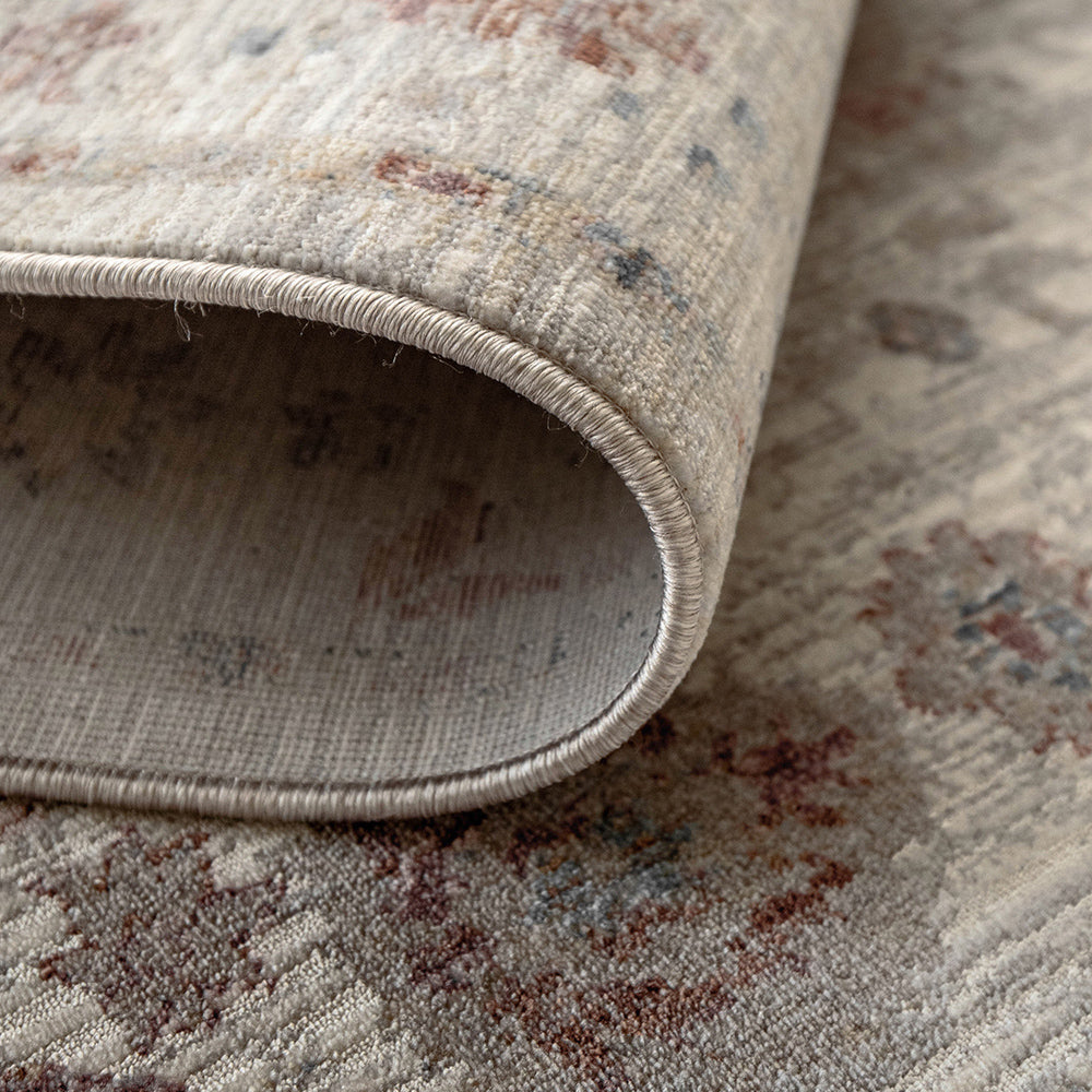 Alexander Dune - Vintage Style Faded Beige Carpet | Knot Home