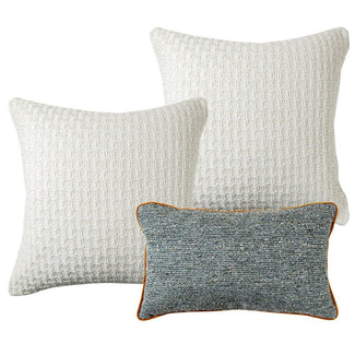 Anthony Bundle - Motif Denim Blue Accent Cushion| Knot Home