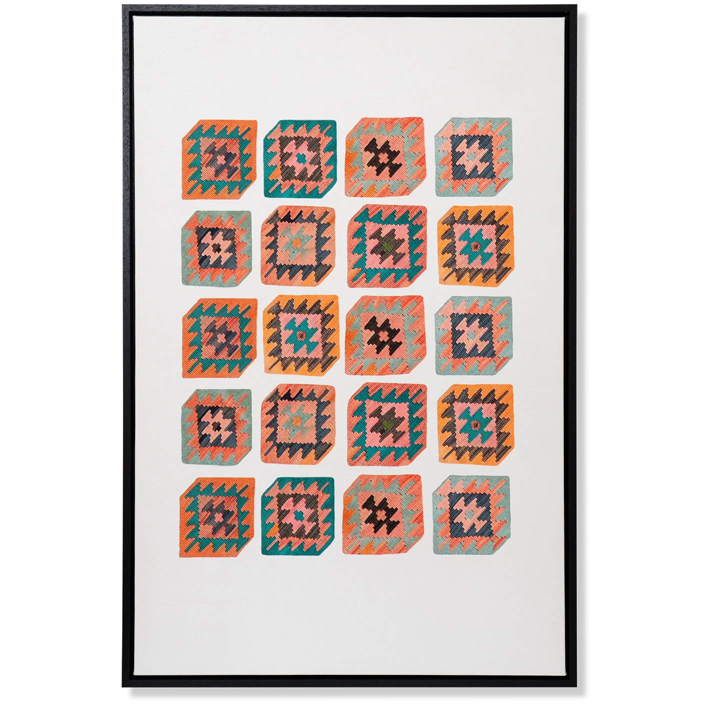 Navajo Tiles - Canvas