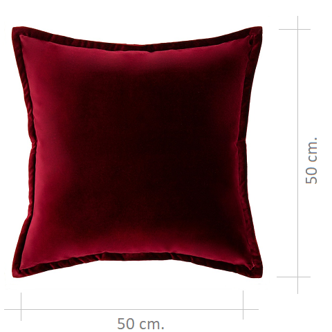 Burgundy velvet deals pillow
