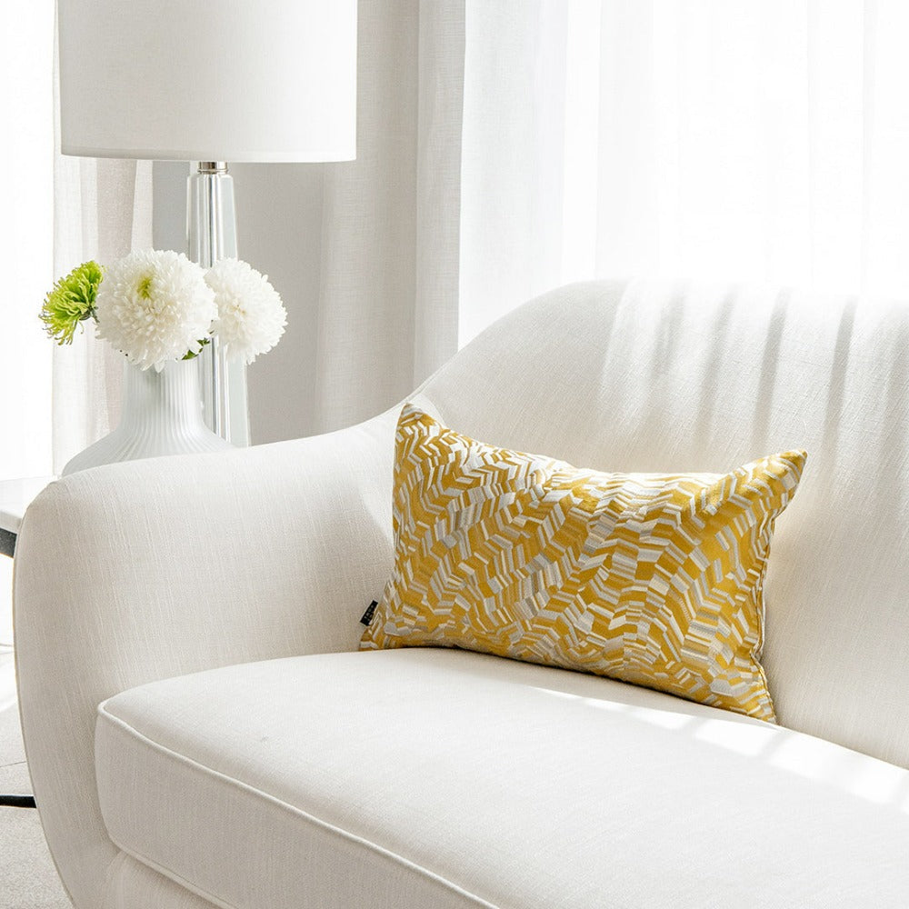 Gold accent pillows living 2024 room