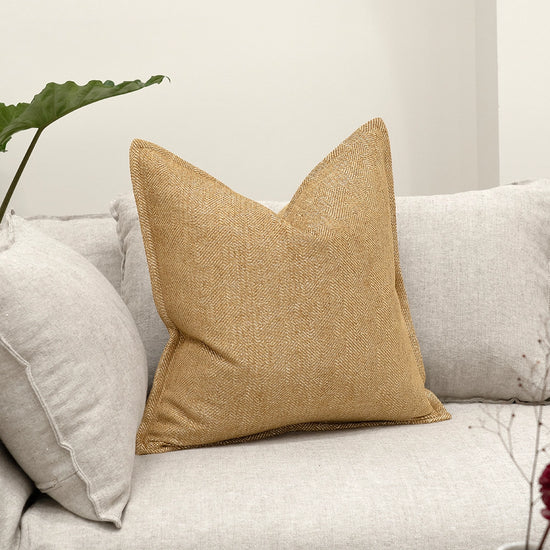 Rue Gaze Textured Herringbone Cushion | Single Cushion | Product Image 2