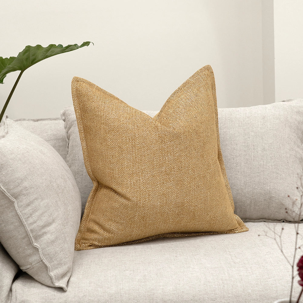Rue Gaze Textured Herringbone Cushion | Single Cushion | Product Image 2