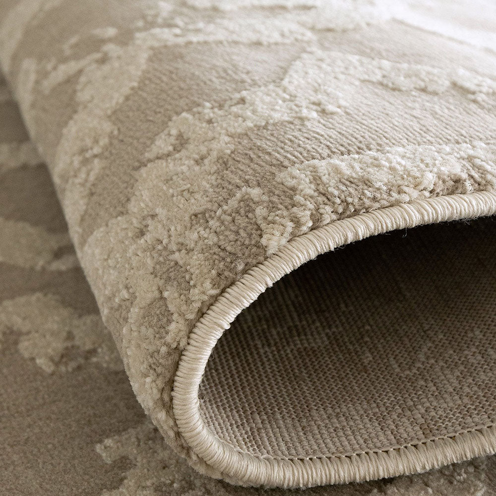 Cooper Sandy Trellis Pattern Beige Ivory Carpet