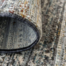 Ethan Ebony Abstract Stripe Carpet