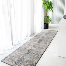 Ethan Ebony Abstract Stripe Carpet