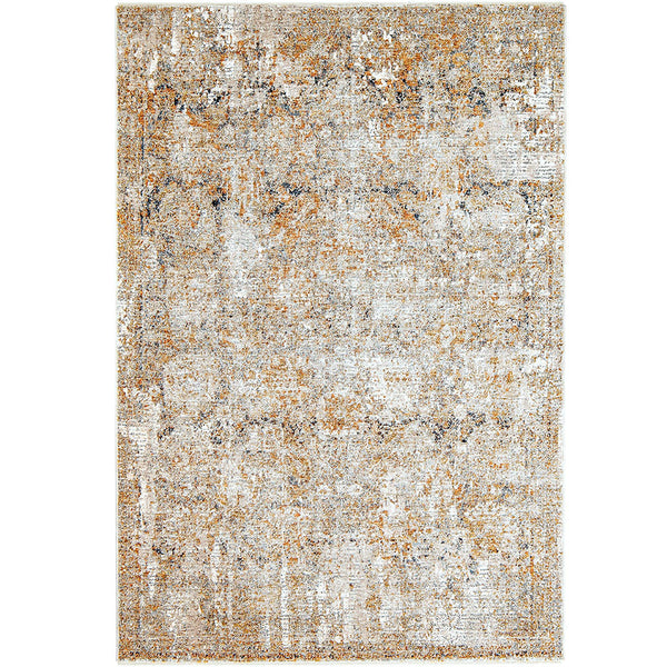 Ethan Goldberg Abstract Rust And Grey Carpet