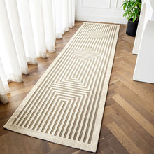 Harf Noon Sandy Beige Geometric Carpet