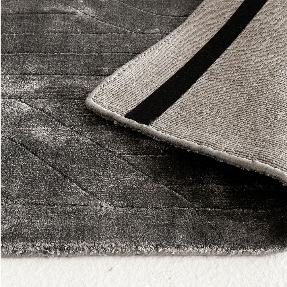 Madox Ashton Dark Grey Modern Carpet